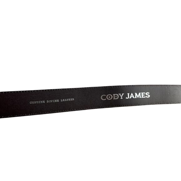 CODY JAMES BOCINE LEATHER HANDMADE MEXICO BELT SIZE 38 NO BUCKLE - Picture 6 of 6